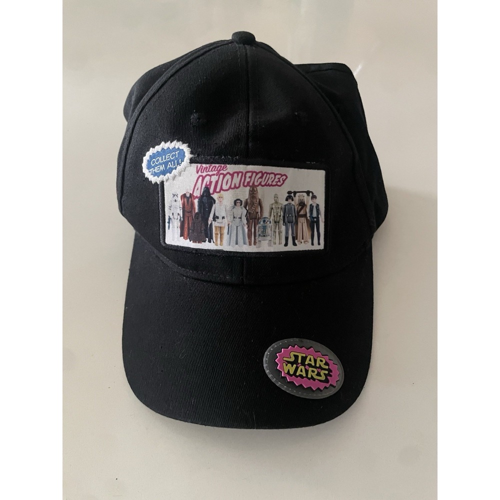 Disney Parks Star Wars Vintage 1977 Action Figures Adult Baseball Hat 45th Anniv